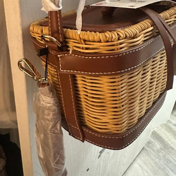 ZARA BASKET BOX BAG- NWT - Picture 3 of 4
